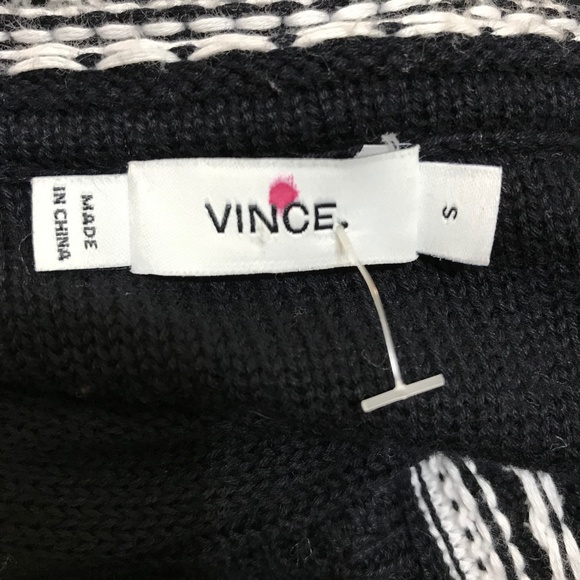 Great Condition Vince Striped Tunic Cotton Sweater Small - Picture 12 of 12